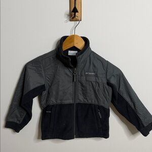 Columbia Kids Dark Gray and Black Puffer Jacket